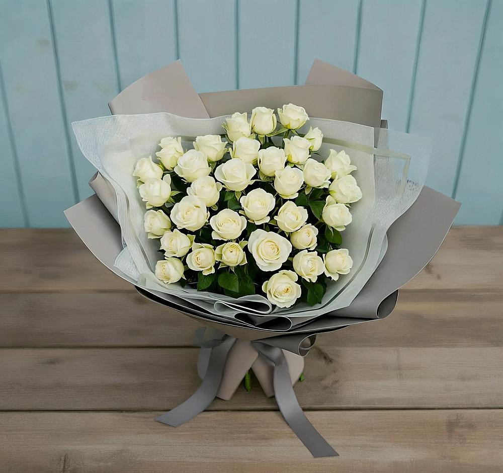Букет Белоснежная нежность в Южно-Курильске