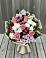 Букет цветов из: Альстромерии, Гвоздики, Розы и Хризантемы в Южно-Курильске