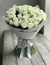 Букет 35 Белых роз #REPLACE_PRED# Южно-Курильске