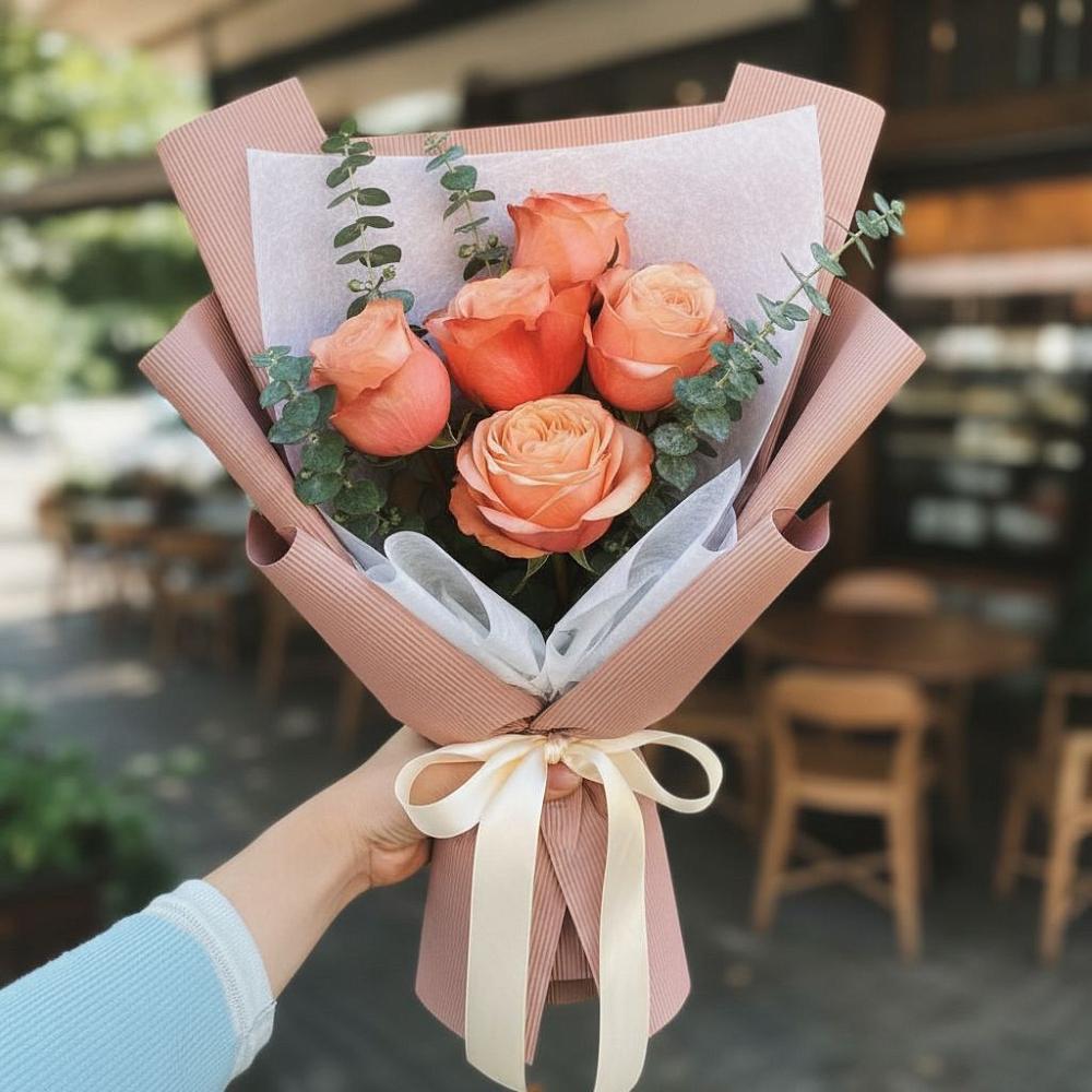 Букет цветов из: Розы в Южно-Курильске