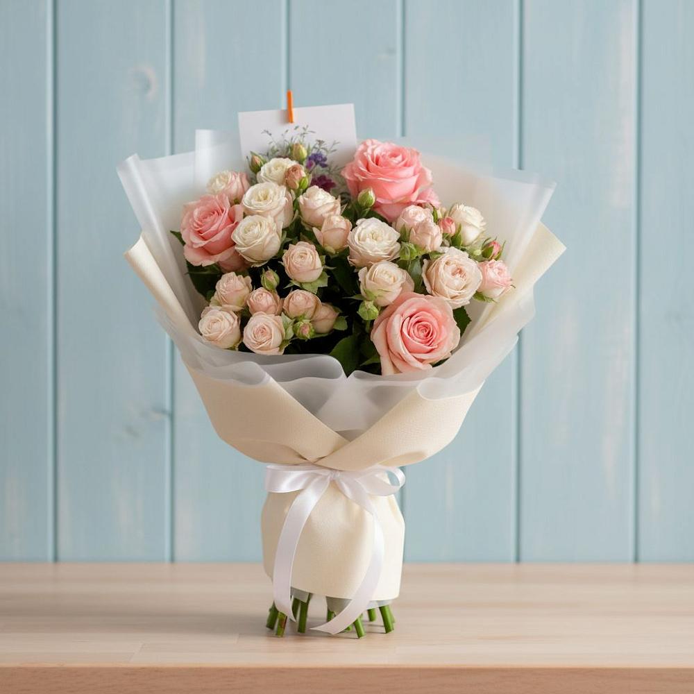 Букет цветов из: Розы в Южно-Курильске