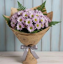 Букет цветов из:  Хризантемы в Южно-Курильске