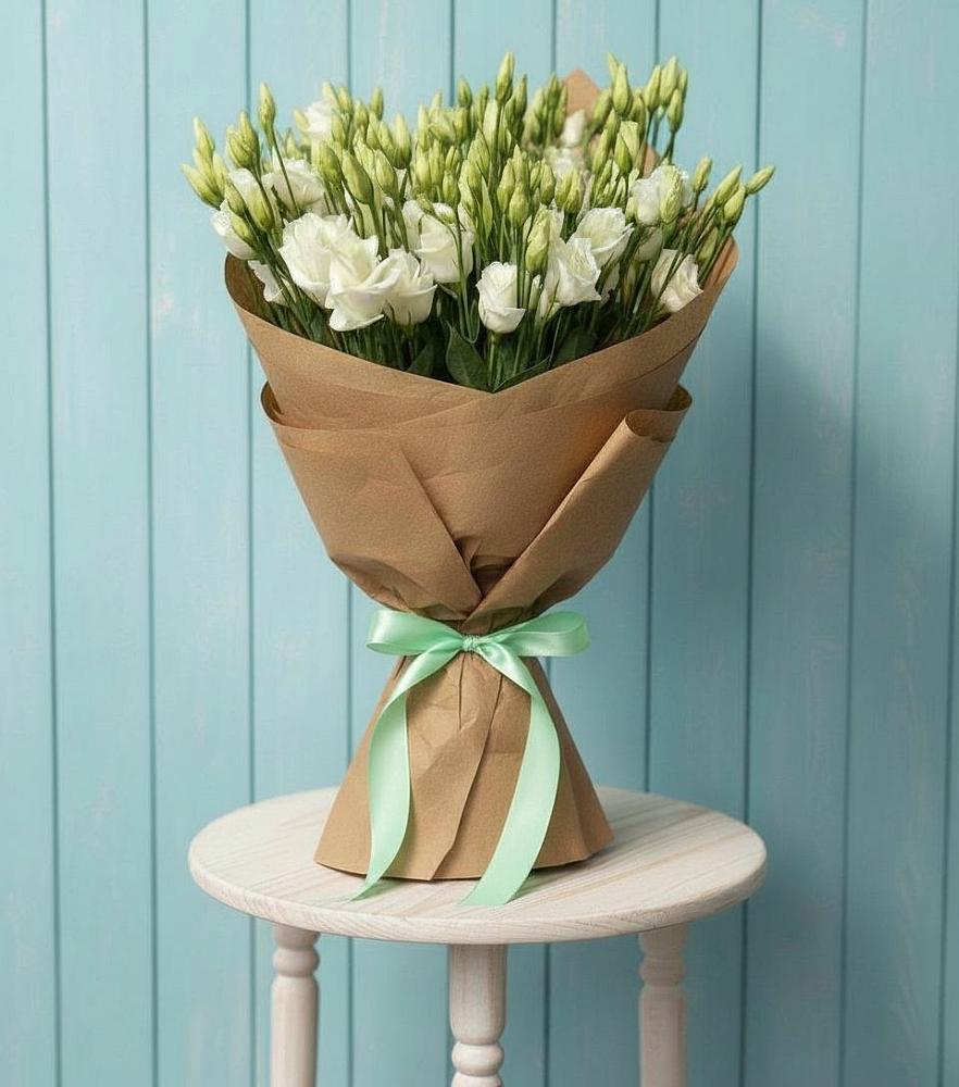 Букет цветов из: Лизиантусы в Южно-Курильске