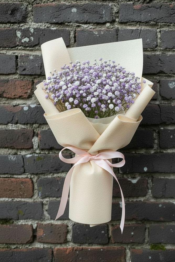 Букет цветов из: Гипсофила в Южно-Курильске