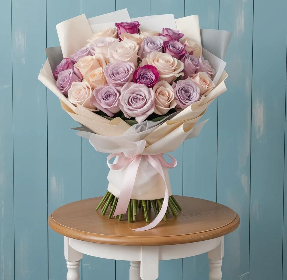 Букет цветов из: Розы в Южно-Курильске