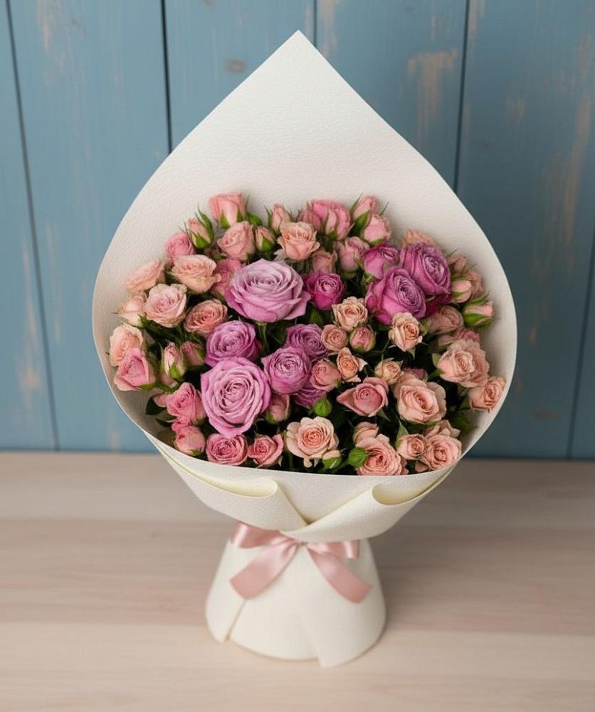 Букет цветов из: Розы в Южно-Курильске